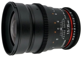 Объектив Samyang 35 T1.5 VDSLR ED AS UMC Canon в аренду