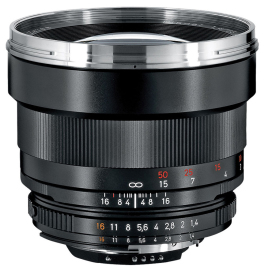 Объектив Carl Zeiss Planar 85 f/1.4 T* ZE в аренду