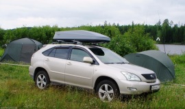 Автобокс Thule Touring Alpine 232x70x42 до 50 кг 430 л в аренду