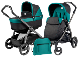 Коляска 3 в 1 Peg-Perego Book Plus Pop-Up Modular, вес 9,6 кг, ребенок до 15 кг в аренду