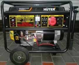 Бензиновый генератор Huter DY8000L в аренду