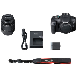 Зеркальный фотоаппарат Canon EOS 2000D EF-S 18-55 IS II Kit в аренду