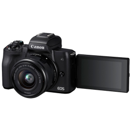 Системный фотоаппарат Canon EOS M50 EF-M15-45 IS STM Kit Black в аренду