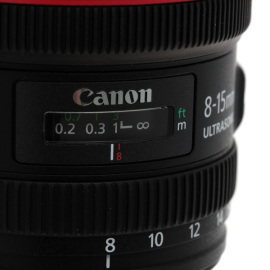 Объектив Canon EF 8-15mm f/4L Fisheye USM в аренду